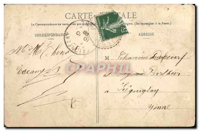 Auxerre - L'Église Saint-Germain — éditeur J. D., à Sens — Rewers