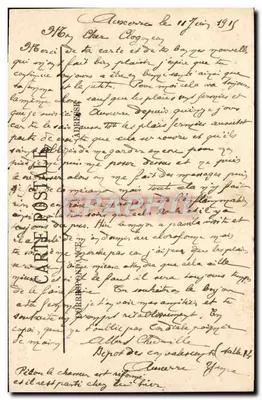 Auxerre — ulica Louis Richard, dawniej ulica Coulanges — LL — Rewers