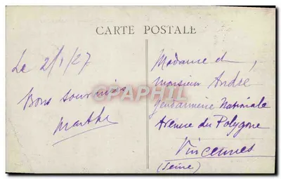 Auxerre — L'Arbre Sec — éditeur J. Combres — Achterkant