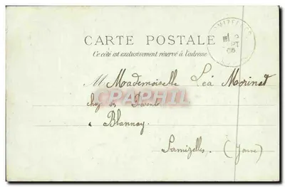 Auxerre — Grande Nef da Catedral — Editor anônimo, n°3 — Verso