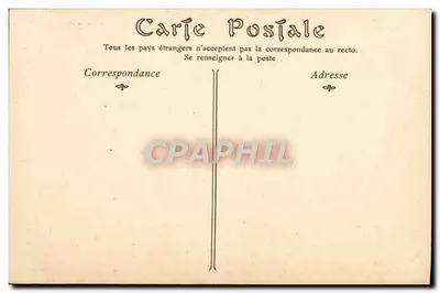 Auxerre — Statua Paula Bert — wydawca nieznany, nr serii 3 — Rewers