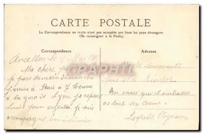 Avallon - Rond-Point des Capucins — Renaudot, libraire-éditeur, n°22 — Verso