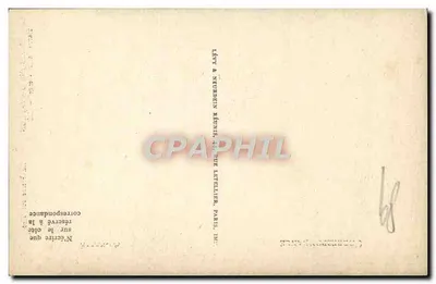 Okręgi Avallon — La Pierre qui Vire — Statua Matki Bożej — LL — Rewers