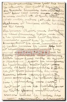 Avallon — Le Lion couché vista tirada do Bois Gargan — editor não identificado, n° de série 9 — Verso