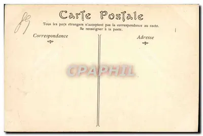 Avallon — Widok na Cousin-le-Pont z Morlande — wydawca nieznany, numer serii 14 — Rewers