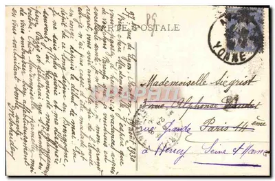 Avallon (Yonne) — Widok na drogę do Lormes i dolinę Coassain — EDSA — Rewers