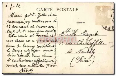 Avallon — La Chiesa di San Lazaro vista dai Chaumes — editore Librairie-Pap. Pothain frères, Avallon, n° 230 — Verso