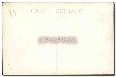 Avallon - Bords del Cousin — vista de camino forestal — Reverso