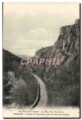 Vale do Cousin — Os Belos Sítios Pitorescos — Pothain, editor Avallon, n° 164