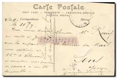 Rodovia de Pontauberl — Avallon — ND Pbot. — Verso
