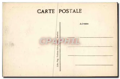 Avallon — Vista Geral tirada da Morlande — Librairie Fothana Frères, édit. Avalon — Verso