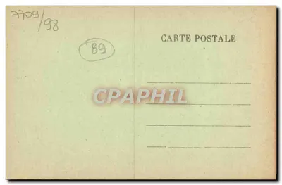 Avallon — Szczegółowy widok portalu katedry Świętego Lazara — Wyd. H. Couron, Avallon — Rewers