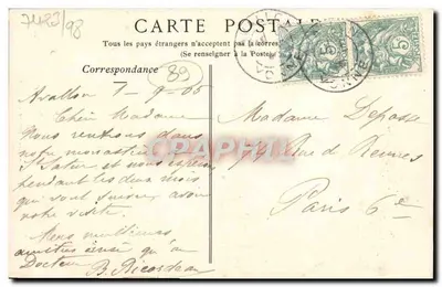 Avallon — La Torre dell'Orologio — Collezioni ND Phot — Verso