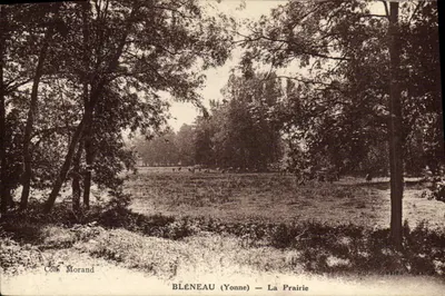 Bilhete postal antigo Bleneau La Prairie