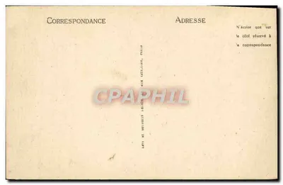 Arredores de Avallon - Chastellux, O Castelo e o Ponte da Cure — Edição Curot & Neuhoud — Verso