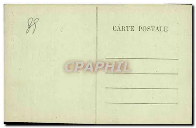 Chastellux — Zamek i most nad jeziorem — n°9 — Rewers