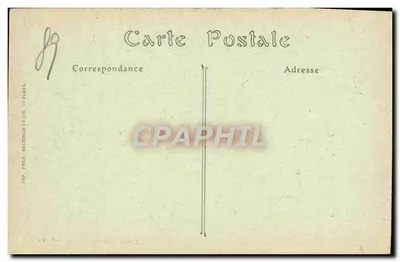 Chastellux (Yonne) — Zamek widziany z Jeziora Łabędziego — ND. Phol. — Rewers