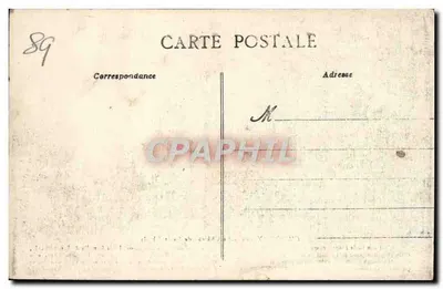 Cudot (Yonne) - Zamek Saint-Phalle — kolekcja J. D., Sens — Rewers