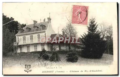 Dixmont (Yonne) — Castelo da Sra. D'Eichthal — Coleção P. R.-S.