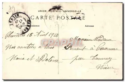 Joigny - Torre San Tibault — Collezione J. L. Sina — Verso