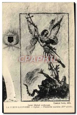 São Miguel Arcanjo — Pinturas murais da igreja — Camille Louf, editora