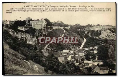 Mailly-le-Château (Yonne) — Mailly-le-Château e o vilarejo do Bas — Coleção J. de Sens