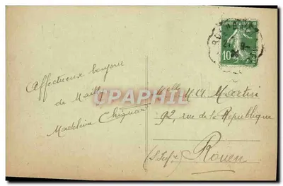 Mailly-le-Château (Yonne) — Mailly-le-Château e o vilarejo do Bas — Coleção J. de Sens — Verso