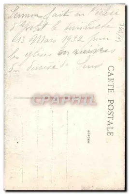 Nailly (Yonne) — Piękny zrujnowany kościół — Cl. Forge, Sens — Rewers