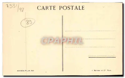 Pierre-Perthuis — Avallonnais — Cl. Boudanger — Verso