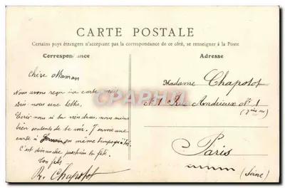 Monastère de Sainte-Marie de La Pierre-qui-Vire (Yonne) — Le Cimetière — B.F., Paris — Verso