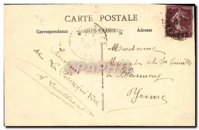 Kloster Sainte-Marie de La Pierre-qui-Vire (Yonne) — Die Jungfrau des Leidenswegs — B. F. O. — Rückseite