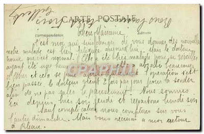 Sens (Yonne) - Una Torre de los Antiguos Muros — Colección D. Sens — Reverso