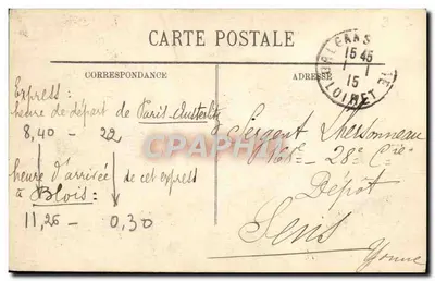 Sens — Krypta i Góra Świętego Bon — Wydawca Gambier, n° 119 — Rewers