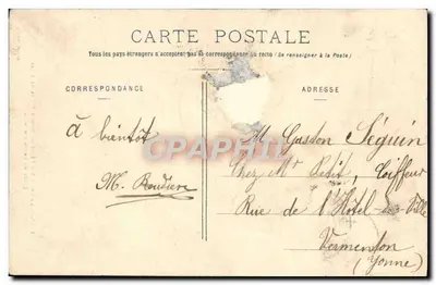 Sens — La Salle des Fêtes du Nouvel Hôtel de Ville (Côté du Salon d'Honneur) — Cliché Ismaël — Verso
