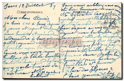 Sens - Katedra - Duża nawę - LL — Rewers