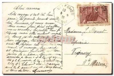 SENS — Plac Herytysów i Rue d'Alsace-Lorraine — wydawca Périchon — Rewers