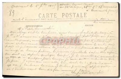 Sens (Yonne) — Katedra — Zbiór J. D. Sens — Rewers