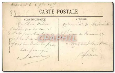 Sens — Hotel de Ville — LL, nr 124 — Rewers