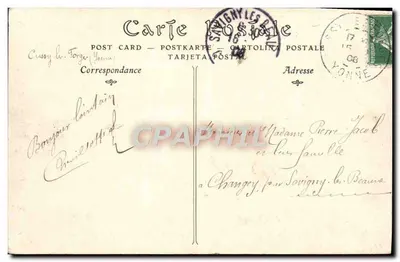 Rodovia de PONTAUBERT (Yonne) — O Ponte dos Guardas — n°223 — Verso