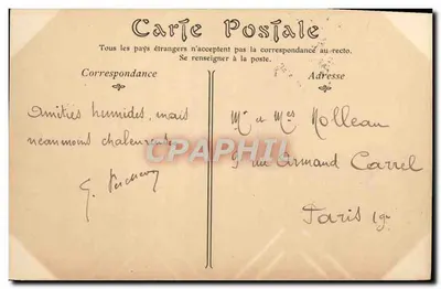 Rodovia de PONTAUBERT — O Rocher de la Sœur — Editora: Châlons-sur-Marne — Verso
