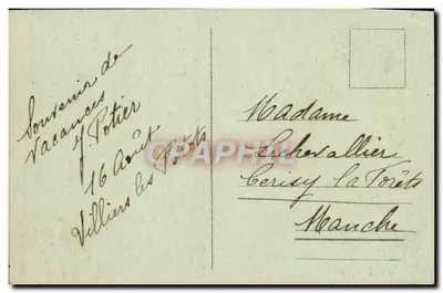 Quarré-les-Tombes (Yonne) — Un coin de l'Étang — éditeur non visible — Verso