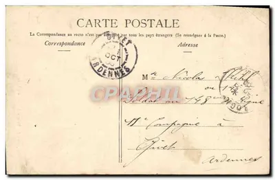 Rogny (Yonne) — Le 7 dighe (vista scattata dall'alto) — Collezione L. Marchand, Sully-sur-Loire — Verso