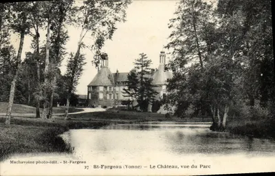 St-Fargeau (Yonne) — O Castelo, vista do Parque — Machavoiné foto-editora, n°27