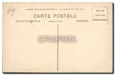 St-Fargeau (Yonne) — Castelo e Parque — editor não identificado — Verso