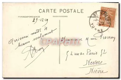 St-Fargeau (Yonne) — O bief da Usina Elétrica — Machayoire Phot. - St-Fargeau — Verso