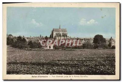 Saint-Florentin — Vista Geral tirada da Estrada de Avrèlles — Editor: Lethou, Dijon