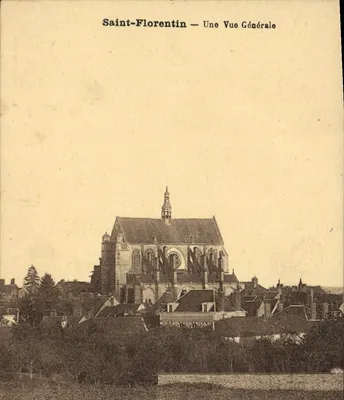 Saint-Florentin — Uma Vista Geral — Imp. Phot. em Thiriac, Toulouse