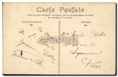 Saint-Florentin (Yonne) — Interior de la Iglesia — Editor no identificado, n.º 9 — Reverso