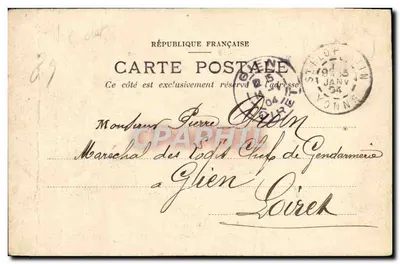 SAINT-FLORENTIN — Os Margens da Armance — Imp. H. Del Rèche, Pesant & Cie, sucessores — Verso