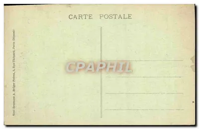 St-Florentin - L'Armançon e o Ponte do Caminho de Ferro — Edição Cl. Michaud, Livreiro — Verso